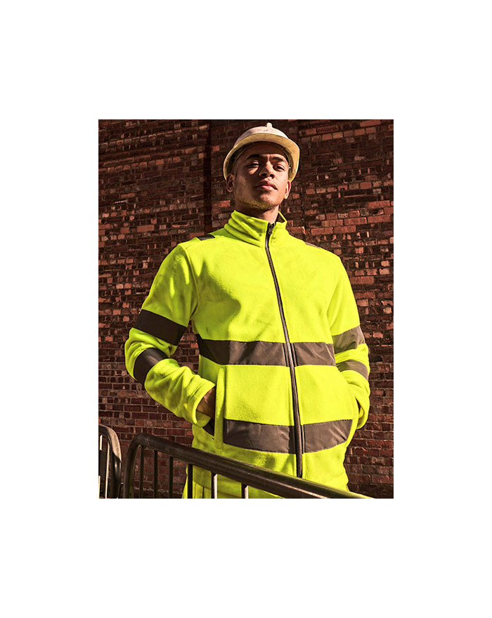 Veste Personnalisée Manche Longue Homme 280 g/m² - Regatta High Visibility TRF648 - Veste Personnalisée avec marquage broderi...