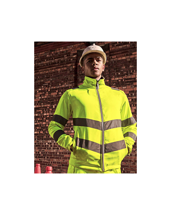 Veste Personnalisée Manche Longue Homme 270 g/m² - Regatta High Visibility TRA712 - Veste Personnalisée avec marquage broderi...