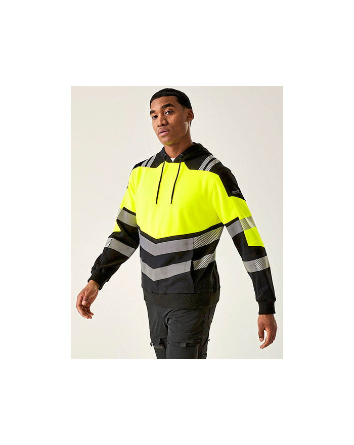 Sweat Personnalisé Manche Longue avec liseré Homme 310 g/m² - Regatta High Visibility TRF780 - Sweat Personnalisé avec marqua...