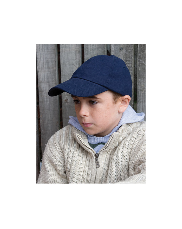 Casquettes personnalisée Enfant 100% coton 350 g/m² - Result Headwear RC024J - Casquettes avec marquage broderie, flocage ou ...