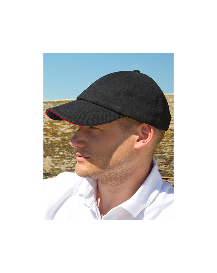 Casquettes personnalisée 100% coton 350 g/m² - Result Headwear RC024XP - Casquettes avec marquage broderie, flocage ou impres...