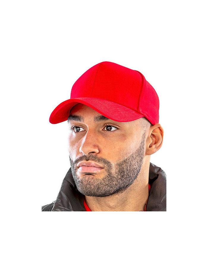 Casquettes personnalisée 100% coton 350 g/m² - Result Headwear RC025X - Casquettes avec marquage broderie, flocage ou impress...