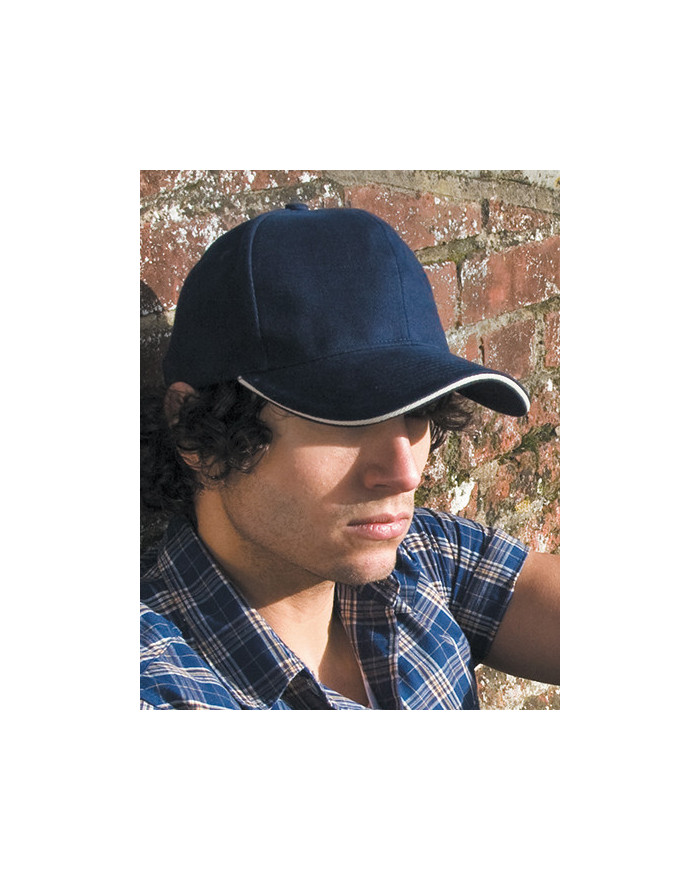 Casquettes personnalisée 100% coton 350 g/m² - Result Headwear RC025XP - Casquettes avec marquage broderie, flocage ou impres...
