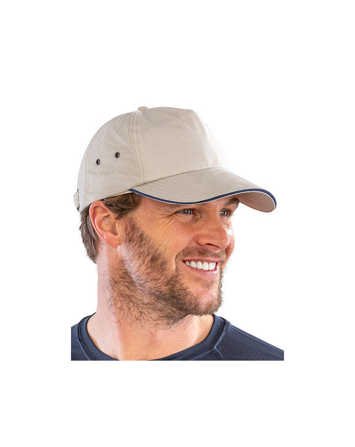 Casquettes personnalisée 100% coton - Result Headwear RC072X - Casquette Personnalisée avec marquage broderie, flocage ou imp...