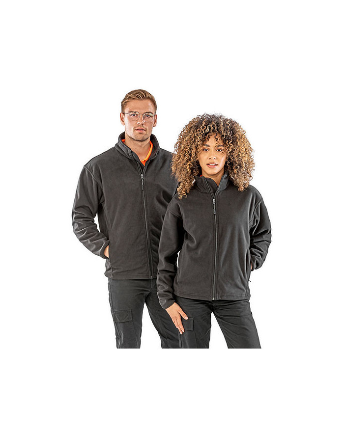Veste Personnalisée Manche Longue avec liseré Unisexe 350 g/m² - Result R109X - Veste Personnalisée avec marquage broderie, f...