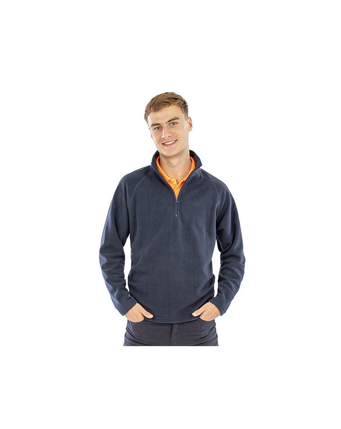 Sweat Personnalisé Manche Longue|Raglan Fermeture à glissière 1/2 Homme  200 g/m² - Result Core RT112X - Veste Personnalisée ...