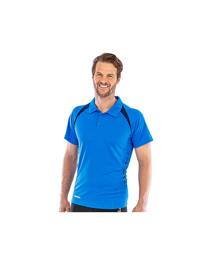 Polo Personnalisé Manche Courte Duo 145 g/m² - SPIRO S177M - Polo Personnalisé avec marquage broderie, flocage ou impression....