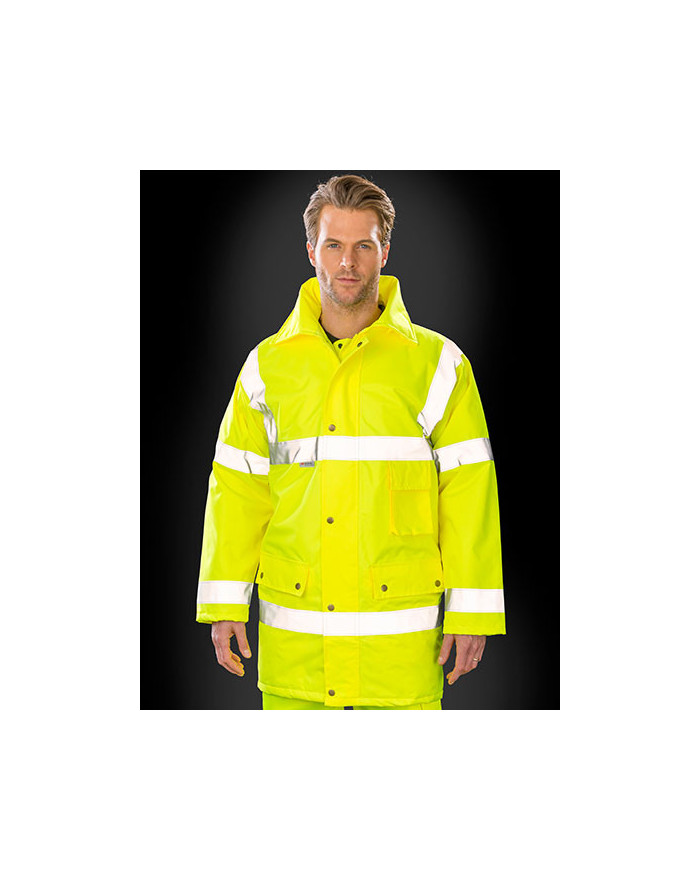 Veste Personnalisée Homme - Result Safe-Guard R018X - Vêtement de travail Personnalisé avec marquage broderie, flocage ou imp...