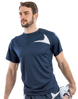 Tee shirt Personnalisé Manche Courte Duo 140 g/m² - SPIRO S182M - Tee shirt Personnalisé avec marquage broderie, flocage ou i...
