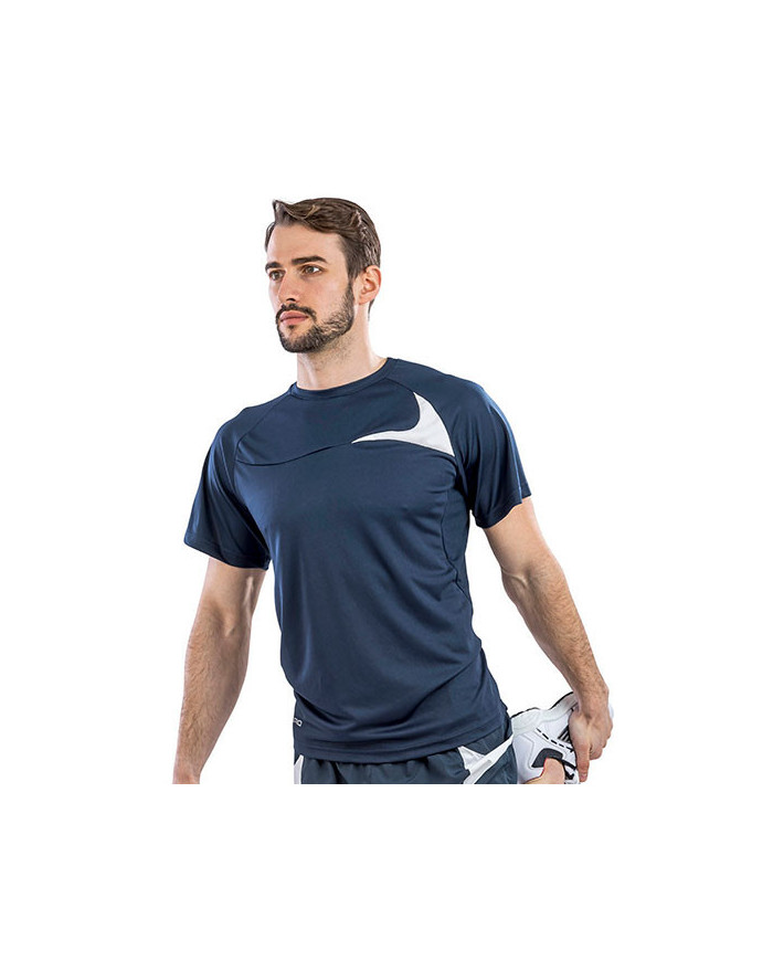 Tee shirt Personnalisé Manche Courte Duo 140 g/m² - SPIRO S182M - Tee shirt Personnalisé avec marquage broderie, flocage ou i...
