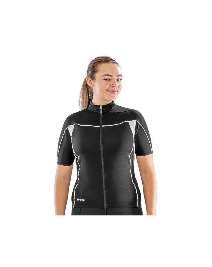 Veste Personnalisée Manche Courte Duo 170 g/m² - SPIRO S188F - Veste Personnalisée avec marquage broderie, flocage ou impress...