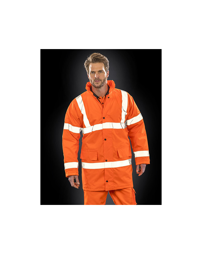 Veste Personnalisée Homme - Result Safe-Guard R218X - Veste Personnalisée avec marquage broderie, flocage ou impression. Gros...
