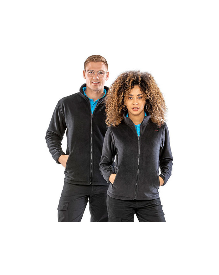 Veste Personnalisée Manche Longue avec liseré Duo 280 g/m² - Result Core R220M - Veste Personnalisée avec marquage broderie, ...