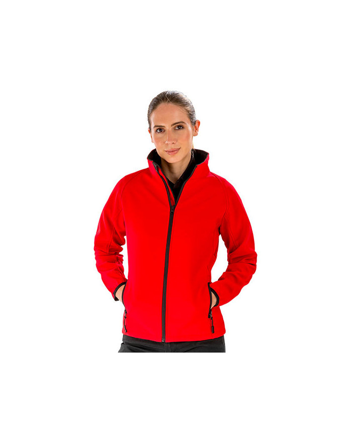 Veste  Personnalisée Manche Longue|avec liseré  Femme   280 g/m² - Result Genuine Recycled RT231F  