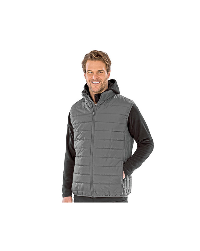 Veste Personnalisée Sans Manche Homme - Result Genuine Recycled R244X - Veste Personnalisée avec marquage broderie, flocage o...
