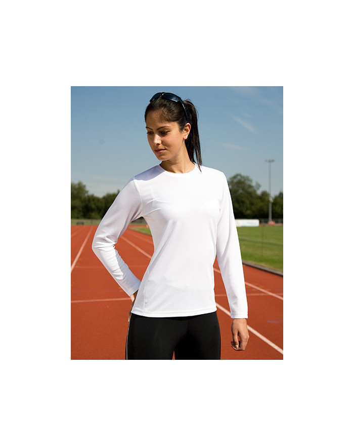 Tee shirt Personnalisé Manche Longue Duo 160 g/m² - SPIRO S254F - Tee shirt Personnalisé avec marquage broderie, flocage ou i...