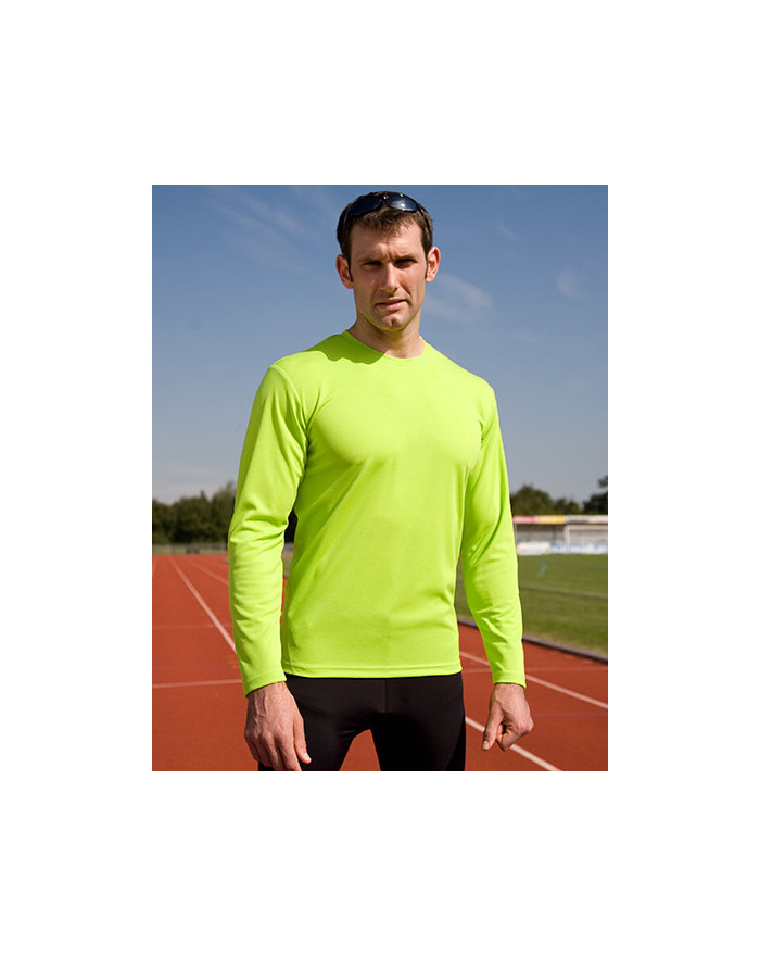 Tee shirt Personnalisé Manche Longue Duo 160 g/m² - SPIRO S254M - Tee shirt Personnalisé avec marquage broderie, flocage ou i...
