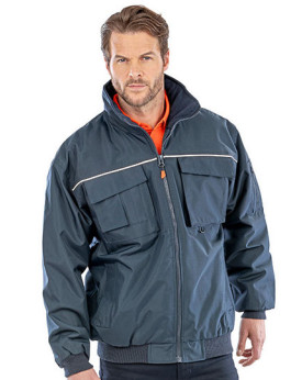 Veste  Personnalisée avec liseré  Homme   320 g/m² - Result WORK-GUARD RT300  