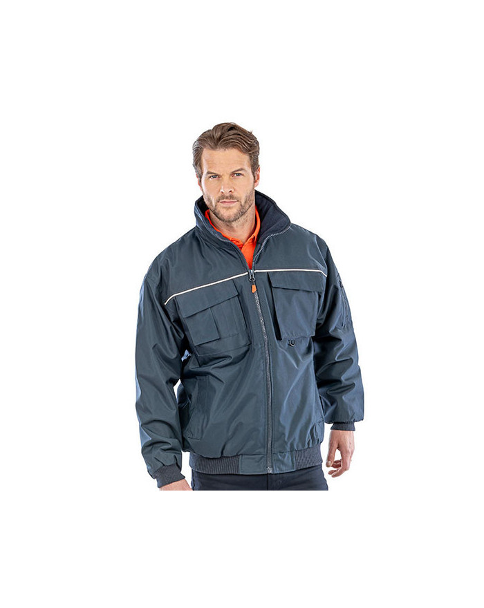 Veste  Personnalisée avec liseré  Homme   320 g/m² - Result WORK-GUARD RT300  