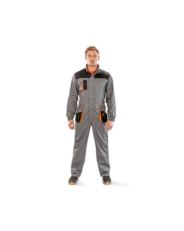 Vêtements de travail Personnalisé Manche Longue|avec liseré Homme  200 g/m² - Result WORK-GUARD RT321 - Vêtement de travail P...