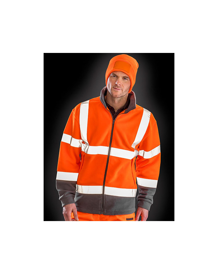 Veste Personnalisée Set-in Unisexe 280 g/m² - Result Safe-Guard R329X - Vêtement de travail Personnalisé avec marquage broder...