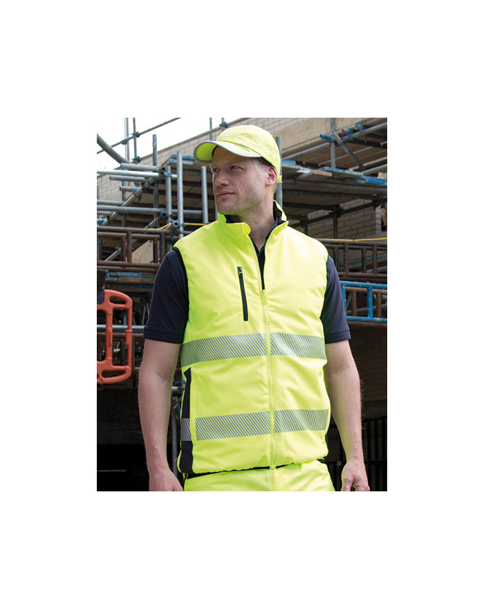 Veste Personnalisée  Homme  220 g/m² - Result Safe-Guard RT332 - Vêtement de travail Personnalisé avec marquage broderie, flo...