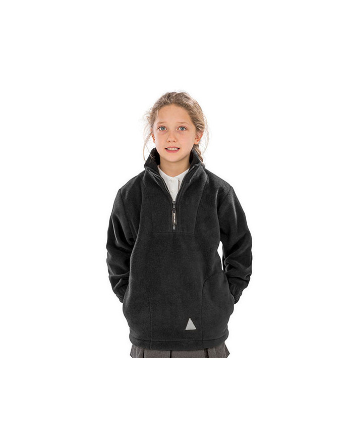 Sweat Personnalisé Manche Longue avec liseré Enfant 330 g/m² - Result R033J - Chemise d'entreprise Personnalisée avec marquag...