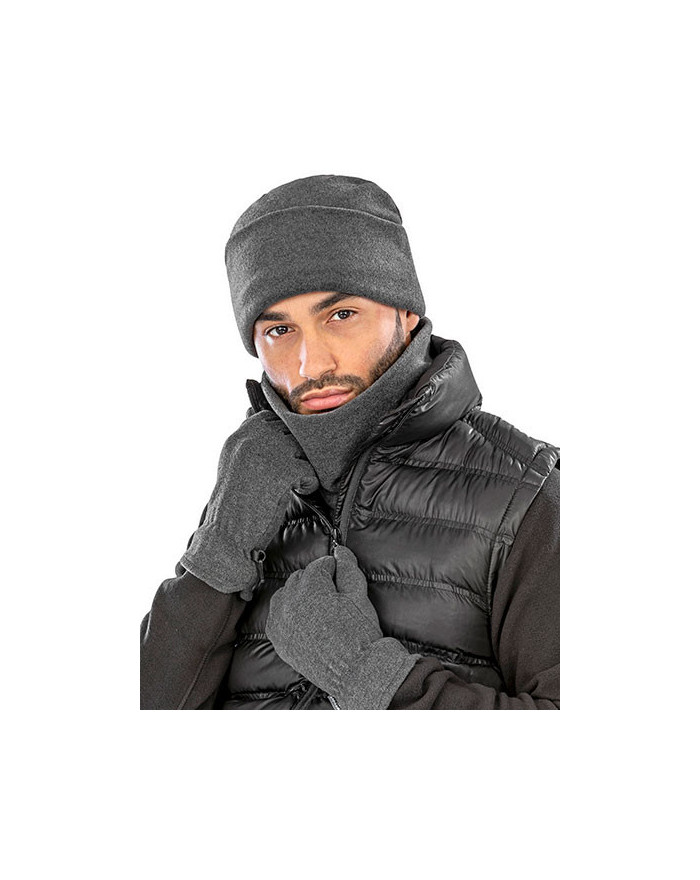 Bonnet personnalisé Sets d'hiver 200 g/m² - Result Winter Essentials R040X - Bonnet personnalisé avec marquage broderie, floc...
