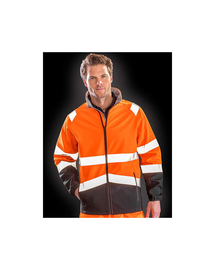 Veste Personnalisée Homme 280 g/m² - Result Safe-Guard R450X - Vêtement de travail Personnalisé avec marquage broderie, floca...