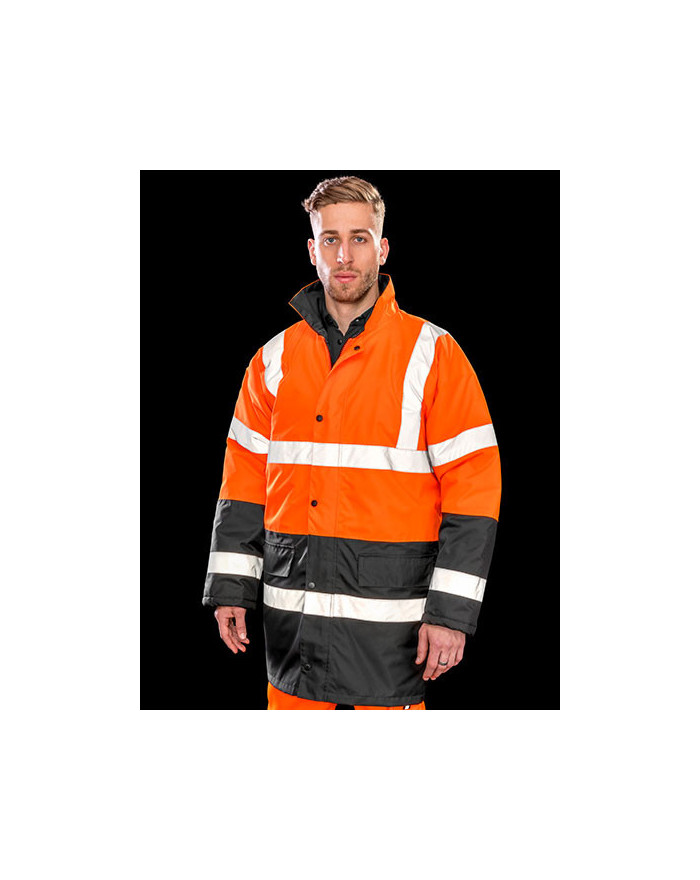 Veste Personnalisée Homme - Result Safe-Guard R452X - Vêtement de travail Personnalisé avec marquage broderie, flocage ou imp...