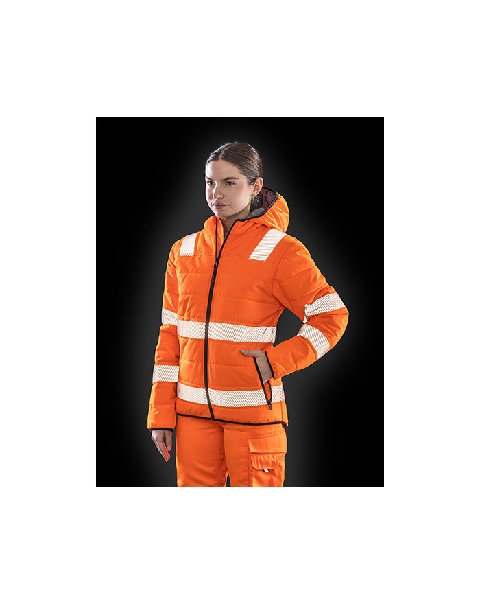 Veste Personnalisée Manche Longue avec liseré Unisexe - Result Genuine Recycled R500X - Vêtement de travail Personnalisé avec...