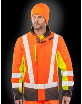 Veste Personnalisée Manche Longue avec liseré Homme 300 g/m² - Result Genuine Recycled R506X - Veste Personnalisée avec marqu...