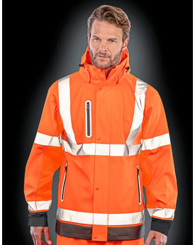 Veste Personnalisée Manche Longue avec liseré Homme 240 g/m² - Result Genuine Recycled R507X - Veste Personnalisée avec marqu...