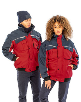 Veste  Personnalisée Manche amovibles|avec liseré  Homme    - Result WORK-GUARD RT71  