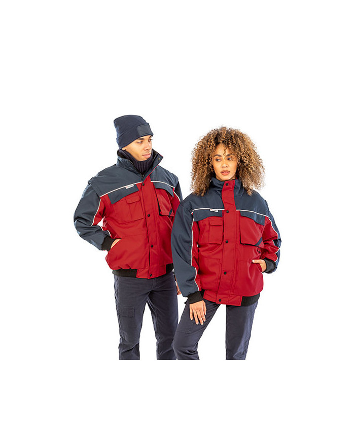 Veste  Personnalisée Manche amovibles|avec liseré  Homme    - Result WORK-GUARD RT71  