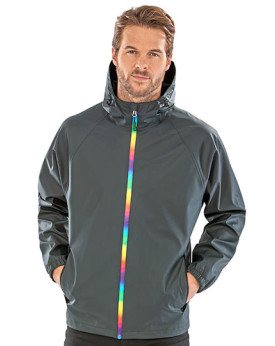 Veste Personnalisée Manche Longue avec liseré Unisexe 200 g/m² - Result Genuine Recycled R908X - Veste Personnalisée avec mar...