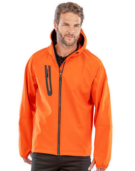 Veste Personnalisée Manche Longue avec liseré Homme 300 g/m² - Result Genuine Recycled R909X - Veste Personnalisée avec marqu...