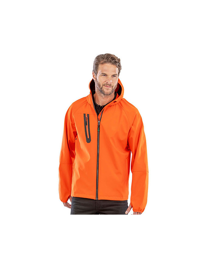 Veste Personnalisée Manche Longue avec liseré Homme 300 g/m² - Result Genuine Recycled R909X - Veste Personnalisée avec marqu...