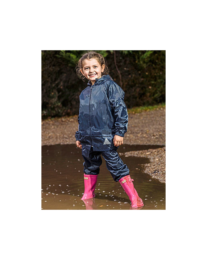 Veste Personnalisée Manche Longue avec liseré Enfant 200 g/m² - Result R095J - Veste Personnalisée avec marquage broderie, fl...