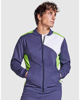 Veste Personnalisée Manche Longue avec liseré Homme 250 g/m² - Roly Sport SU0340 - Veste Personnalisée avec marquage broderie...