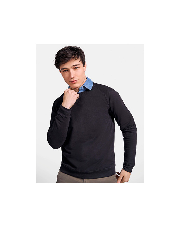 Sweat Personnalisé avec liseré Duo 260 g/m² - Roly SU1104 - Sweat Personnalisé avec marquage broderie, flocage ou impression....