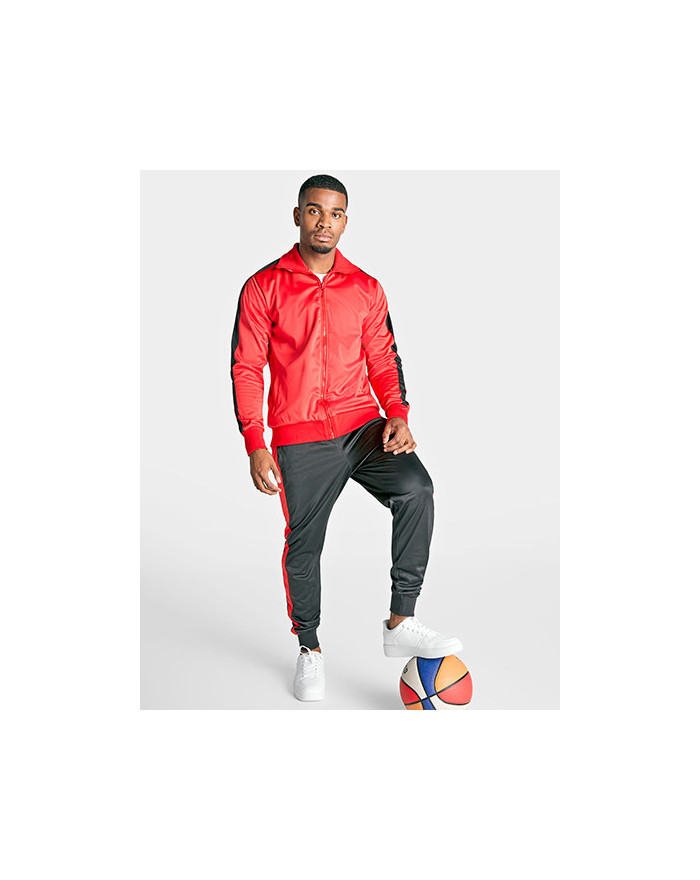 Vêtement de Sport Personnalisés Manche Longue avec liseré Unisexe 210 g/m² - Roly Sport CH6410 - Vêtements de Sport Personnal...