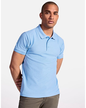 Polo Personnalisé Manche Courte avec liseré Homme 190 g/m² (White: 220 g/m²) - Roly PO6609 - Polo Personnalisé avec marquage ...