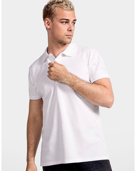 Polo Personnalisé Manche Courte avec liseré Duo 210 g/m² - Roly Eco PO6617 - Polo Personnalisé avec marquage broderie, flocag...