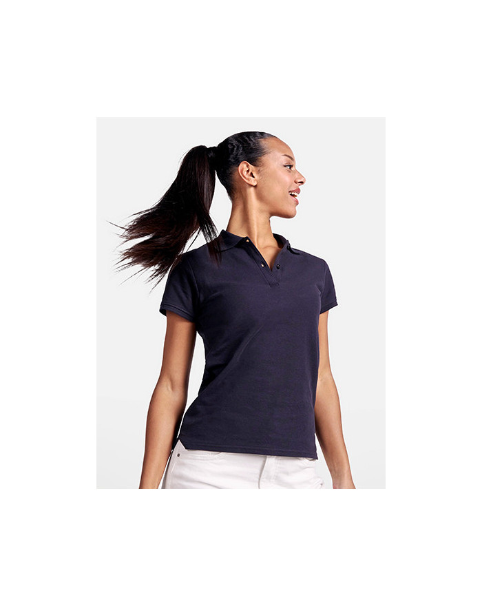 Polo Personnalisé Manche Courte avec liseré Duo 210 g/m² - Roly Eco PO6618 - Polo Personnalisé avec marquage broderie, flocag...