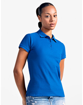 Polo Personnalisé Manche Courte avec liseré Femme 190 g/m² (White: 220 g/m²) - Roly PO6644 - Polo Personnalisé avec marquage ...