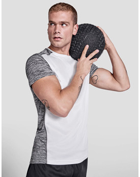 Tee shirt Personnalisé Manche Courte Duo 135 g/m² - Roly Sport CA6653 - Tee shirt Personnalisé avec marquage broderie, flocag...