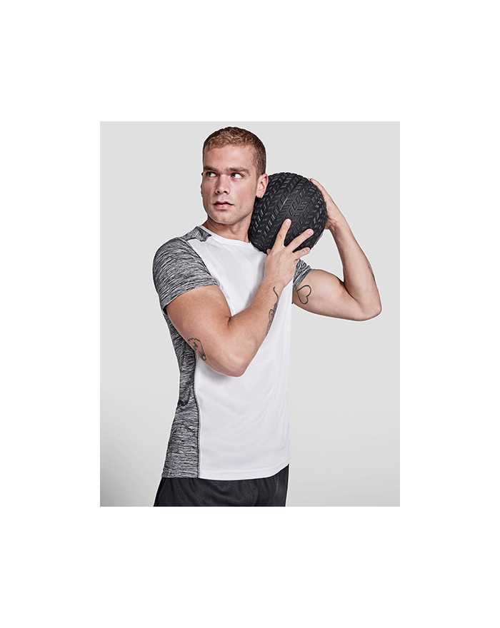Tee shirt Personnalisé Manche Courte Duo 135 g/m² - Roly Sport CA6653 - Tee shirt Personnalisé avec marquage broderie, flocag...