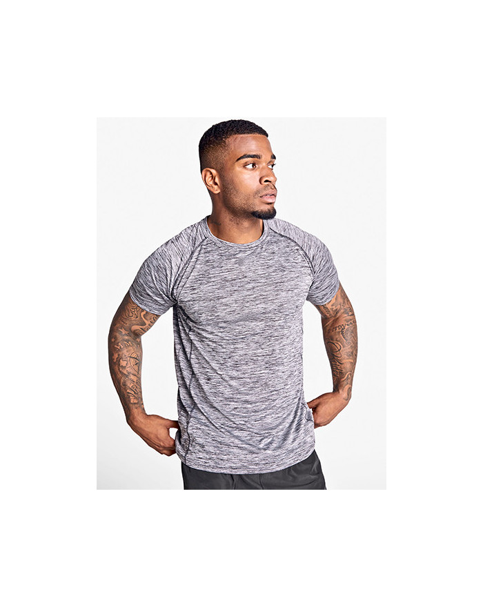 Tee shirt Personnalisé Manche Courte Duo 140 g/m² - Roly Sport CA6654 - Tee shirt Personnalisé avec marquage broderie, flocag...