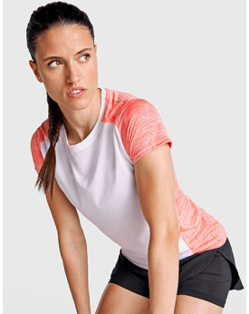 Tee shirt Personnalisé Manche Courte Duo 135 g/m² - Roly Sport CA6663 - Tee shirt Personnalisé avec marquage broderie, flocag...